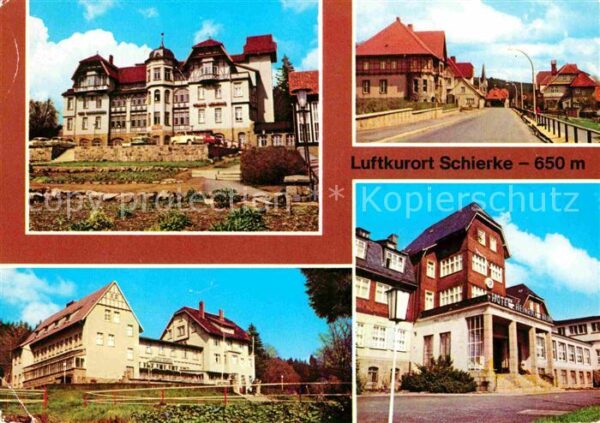 Schierke Harz Erholungsheim Franz Mehring Brockenstra