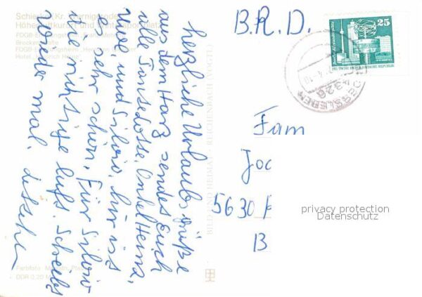 Schierke Harz Erholungsheim Franz Mehring Brockenstra – Bild 2