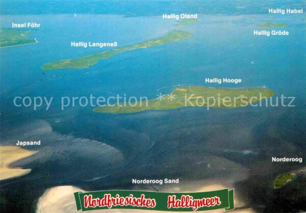 Hallig Hooge Fliegeraufnahme Japsand Norderoog Halli