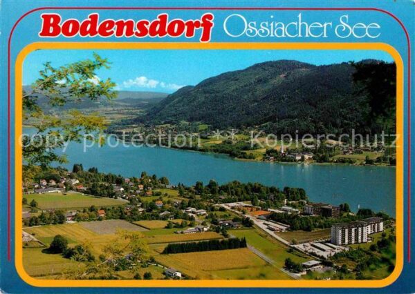 Bodensdorf Steindorf Fliegeraufnahme Blick von Gerlitzen Alp