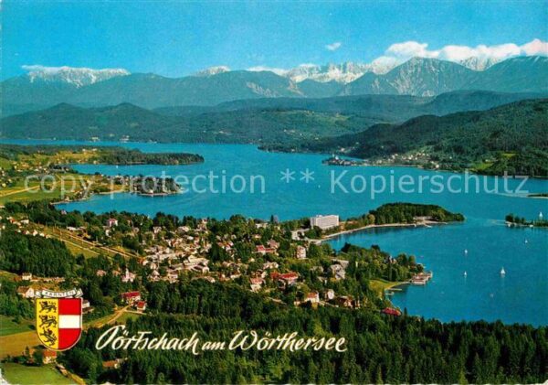 Poertschach Woerthersee Fliegeraufnahme