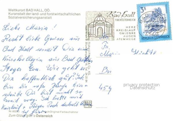 Bad Hall Oberoesterreich Kuranstalt der land- und forstwirtschaf – Bild 2