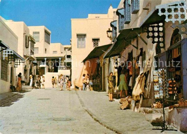 Sidi Bou Said Strassenpartie