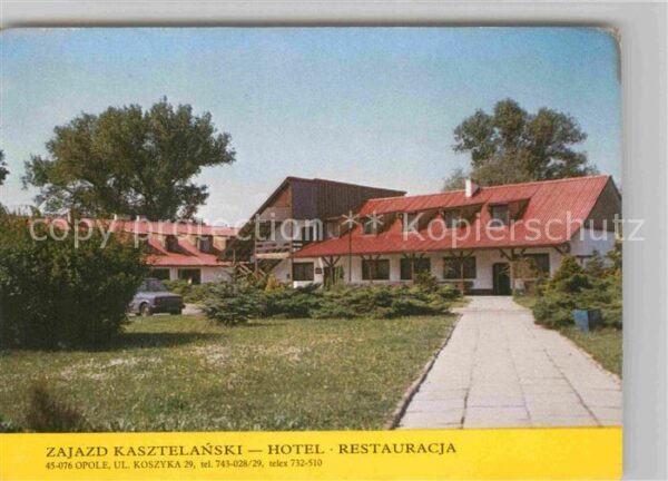 Opole Oppeln Oberschlesien Zajazd Kasztelanski Hotel Restaurant