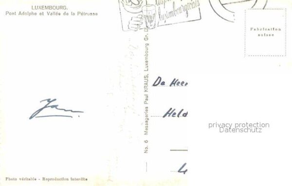 LUXEMBOURG  Luxemburg Pont Adolphe et Vallee de la Petrusse – Bild 2