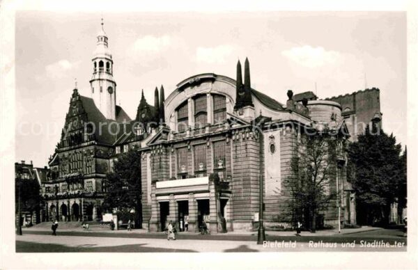 Bielefeld Rathaus und Stadttheater