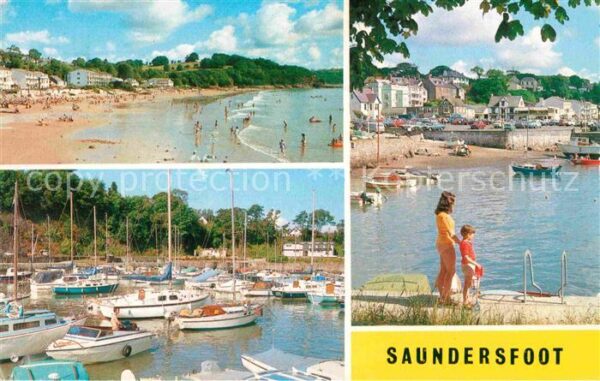 Saundersfoot Beach and Harbour