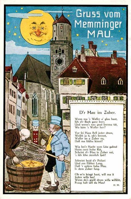 Memmingen Dr. Mau im Zuber