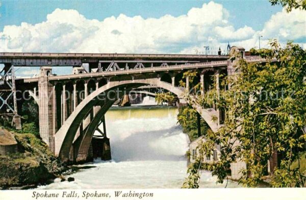Spokane Washington Falls Brücke