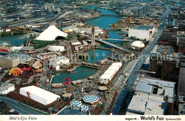 Spokane Washington Worlds Fair Fliegeraufnahme