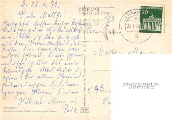 Hannover Kurt Schumacher Strasse Anzeigerhochhau – Bild 2