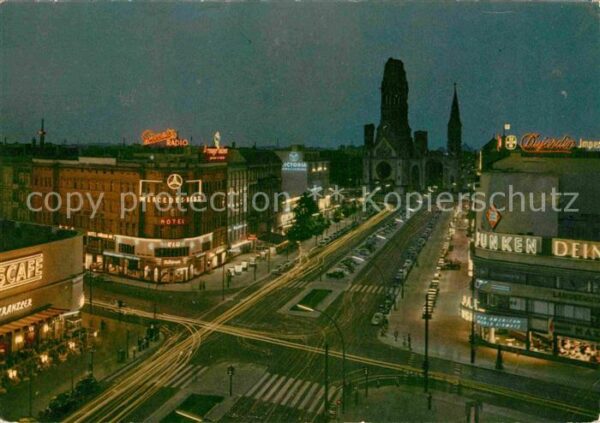Berlin Kurfürstendam und Kaiser Wilhelm Gedäch