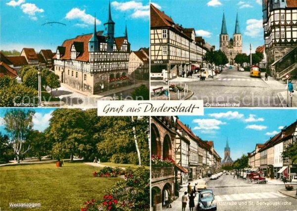 Duderstadt Rathaus Wallanlagen Marktstrasse Cyriak