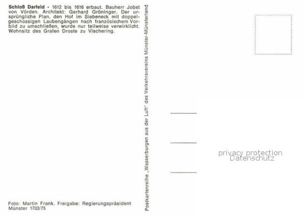 Darfeld Fliegeraufnahme Schloß – Bild 2