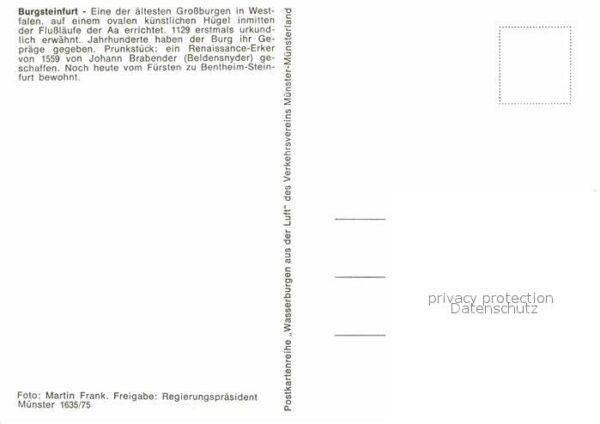 Burgsteinfurt Fliegeraufnahme Großburg – Bild 2