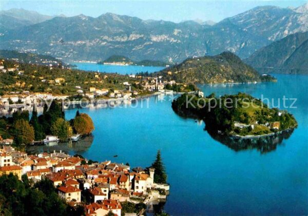 Sala Comacina Fliegeraufnahme Lago di Como