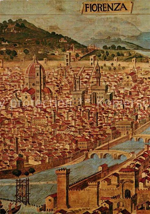 Firenze Florenz Pianta della Catena
