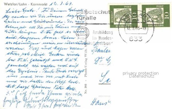 Wetzlar Kornmarkt Fachwerk – Bild 2