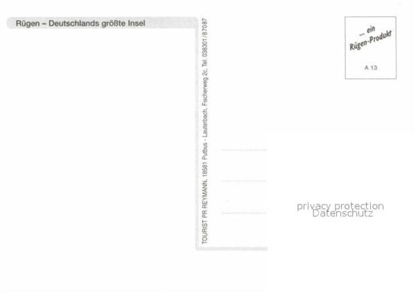 Insel Ruegen Lageplan – Bild 2