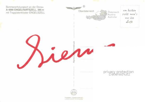 Engelhartszell Donau Oberoesterreich Fliegeraufnahme Stift – Bild 2