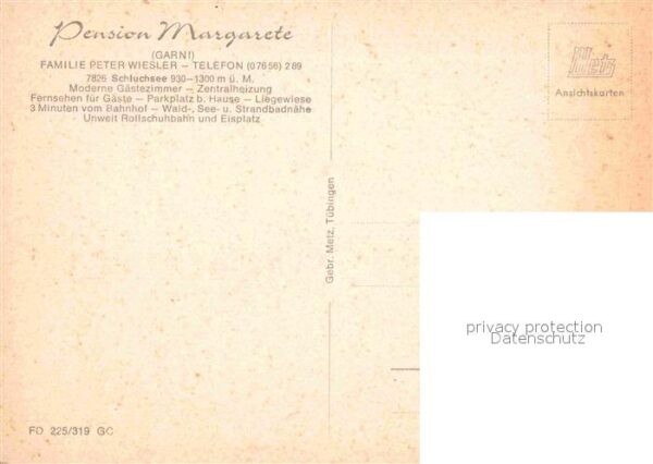Schluchsee Pension Margarete – Bild 2