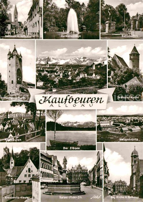 Kaufbeuren Sedanstrasse Fünfknopfturm Elbsee Kresz
