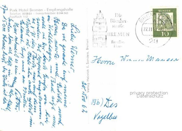 Bremen Park Hotel Empfangshalle – Bild 2