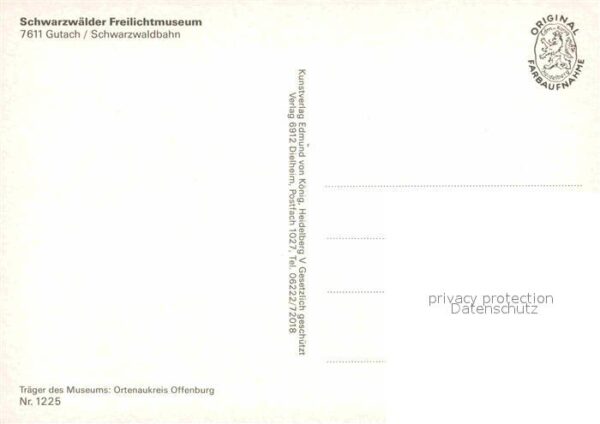 Gutach Breisgau Vogtsbauernhof Freilichtmuseum – Bild 2