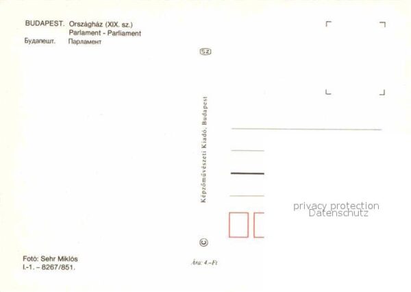 Budapest Parlament Donau – Bild 2