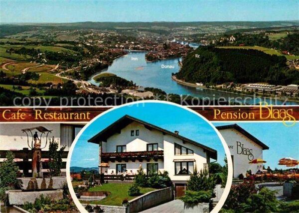 Haibach Schaerding Fliegeraufnahme Donau Inn Ilz Cafe Rest