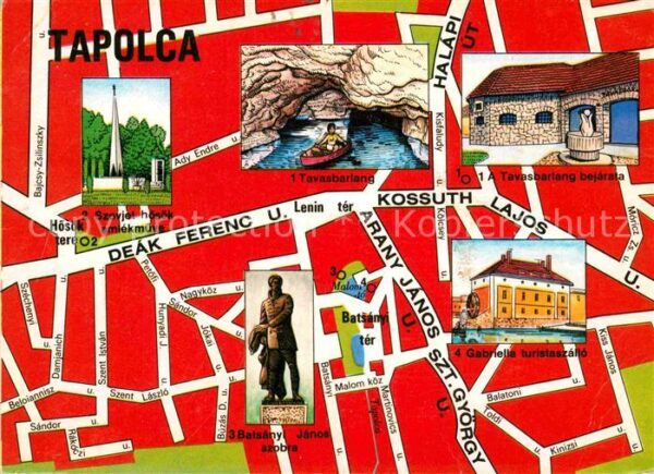 Tapolca Lageplan