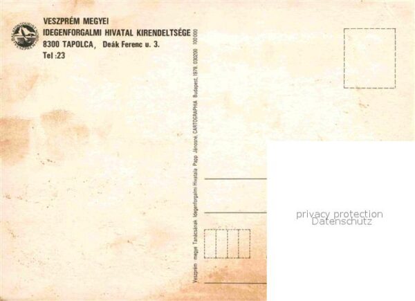 Tapolca Lageplan – Bild 2