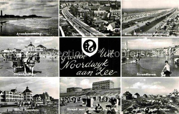 Noordwijk aan Zee  Avondstemming Uffordstraat Kon Wilhelmi