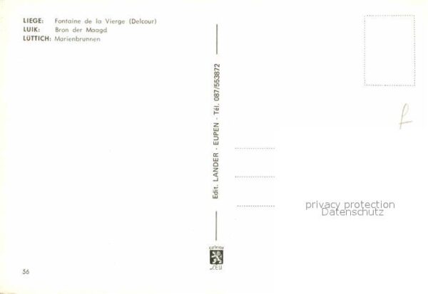 Liege Luettich Marienbrunnen – Bild 2