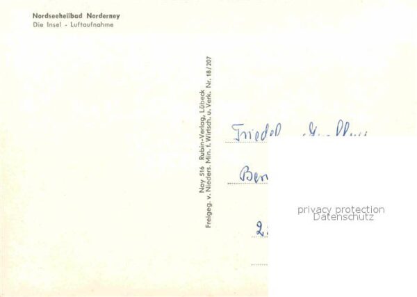 Norderney Nordseebad Nordseeinsel Fliegeraufnahme – Bild 2