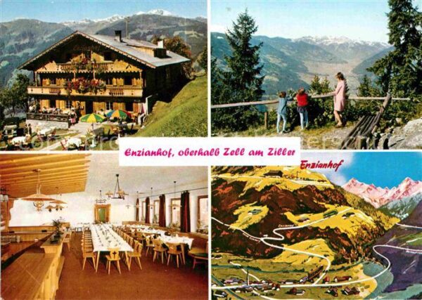 Zell Ziller Tirol Alpengasthof Enzianhof Aussichtspunkt A