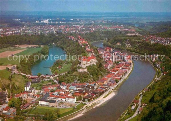 Burghausen Salzach Fliegeraufnahme