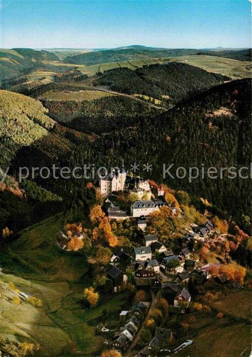 Lauenstein Oberfranken Burg Lauenstein im Frankenwald Fliegera
