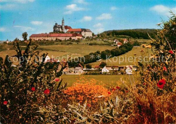 Neresheim Blick nach der Abtei
