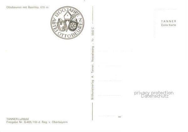 Ottobeuren Basilika Fliegeraufnahme – Bild 2