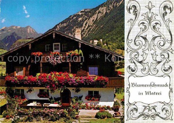 Matrei Osttirol Blumenschmuck Ornament Alpen