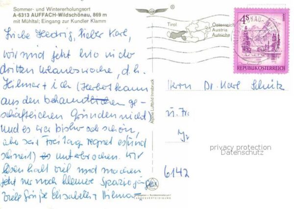 Auffach Mühltal Eingang zur Kundler Klamm Flieg – Bild 2