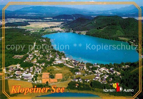 Seelach Klopeinersee Fliegeraufnahme