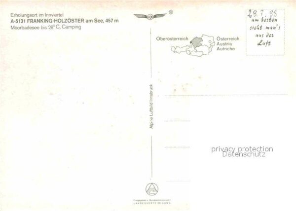 Holzoester Franking Erholungsort im Innviertel Moorbadesee – Bild 2