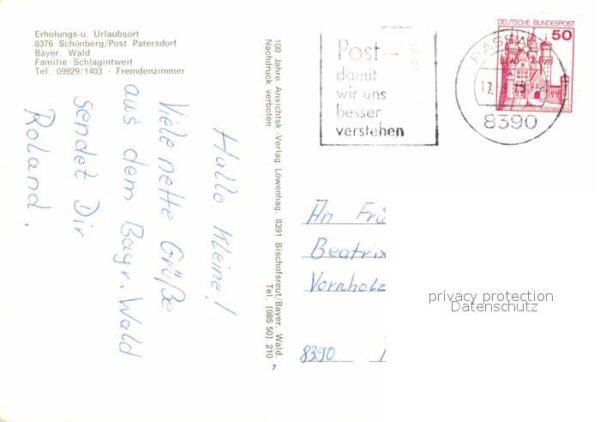 Schoenberg Patersdorf Erholungsort Bayerischer Wald Edekalade – Bild 2