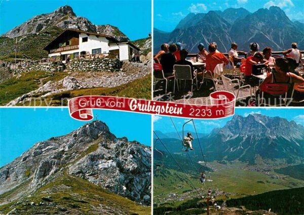Lermoos Tirol Gipfelhaus Grubigstein Sonnenterrasse S