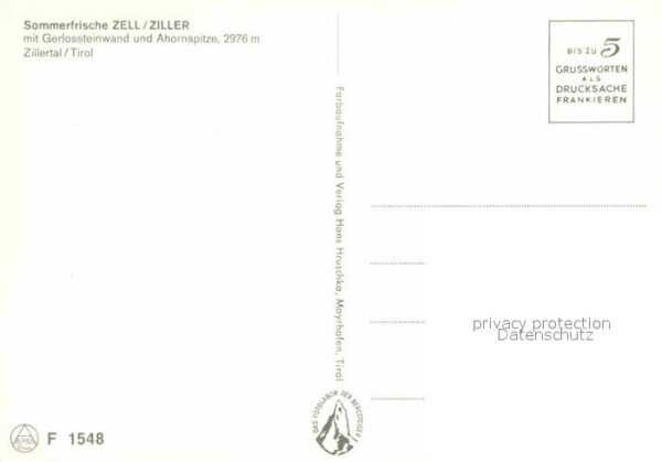 Zell Ziller Tirol Sommerfrische Gerlossteinwand Ahornspit – Bild 2