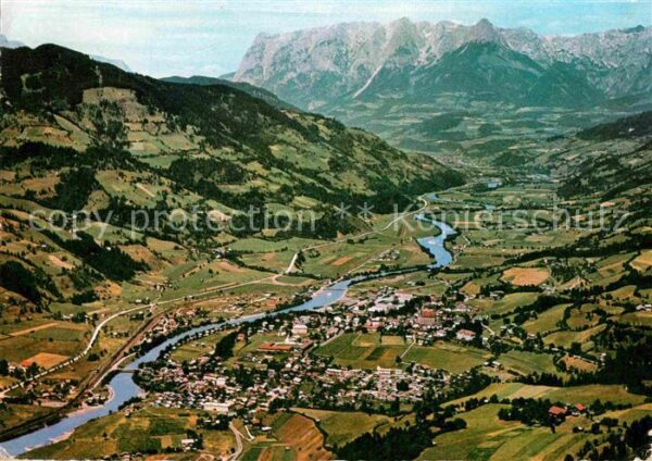 St Johann Pongau mit Salzachtal und Tennengebirge Fliege