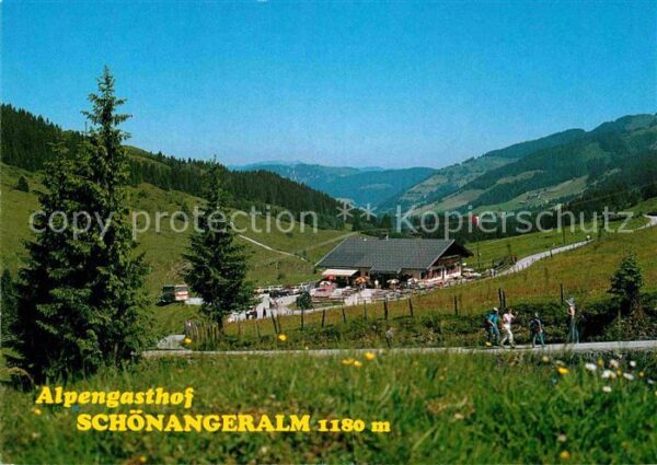 Auffach Alpengasthof Schönangeralm Landschaftsp