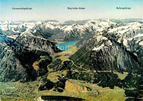 Achensee Achenseegebiet Alpenpanorama aus der Vo